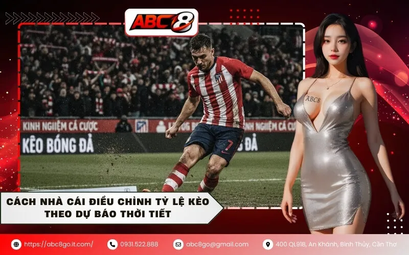 Cách nhà cái điều chỉnh tỷ lệ kèo theo dự báo thời tiết