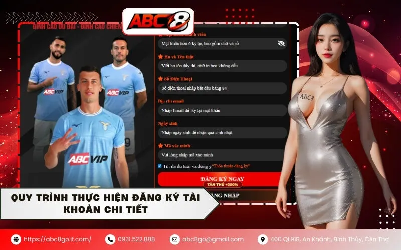 Quy trình thực hiện đăng ký tài khoản chi tiết