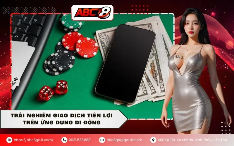 Trải nghiệm giao dịch tiện lợi trên ứng dụng di động