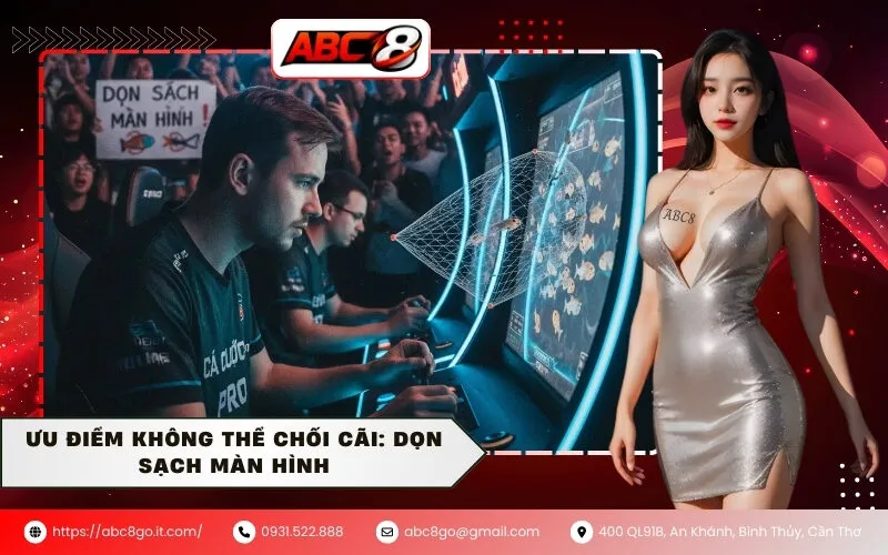 Ưu điểm không thể chối cãi: Dọn sạch màn hình